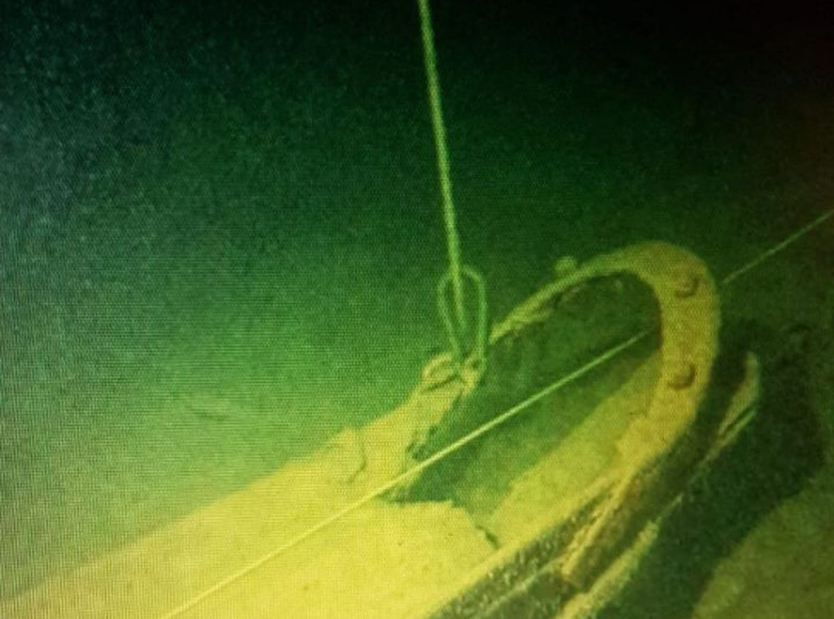 Sul fondo del lago anche i resti di un'imbarcazione di fine 700